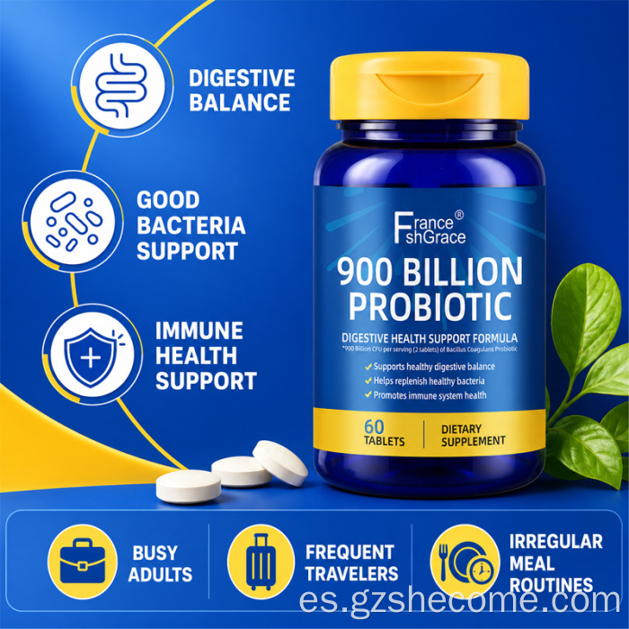 Probióticos Shecome Nutrition Essentials con enzima lactasa
